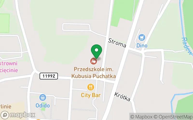 Lokalizacja: Przedszkole Miejskie w Karlinie Imienia Kubusia Puchatka