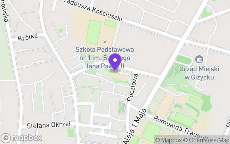 Lokalizacja: Liceum Ogólnokształcące Zakładu Doskonalenia Zawodowego w Białymstoku z Siedzibą w Giżycku