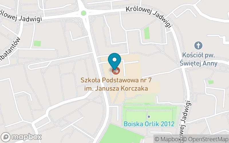 Lokalizacja: Szkoła Podstawowa nr 7 im. Janusza Korczaka w Giżycku
