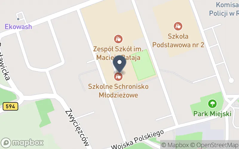 Lokalizacja: Zespół Szkół im. Macieja Rataja w Reszlu