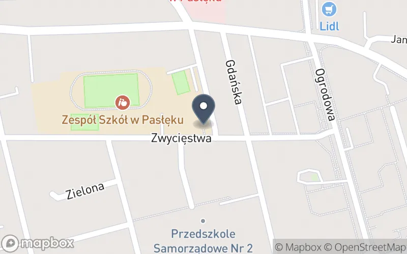 Lokalizacja: Zespół Szkół w Pasłęku