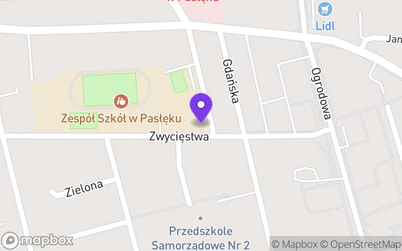 Lokalizacja: I Liceum Ogólnokształcące im. Bohaterów Grunwaldu w Pasłęku