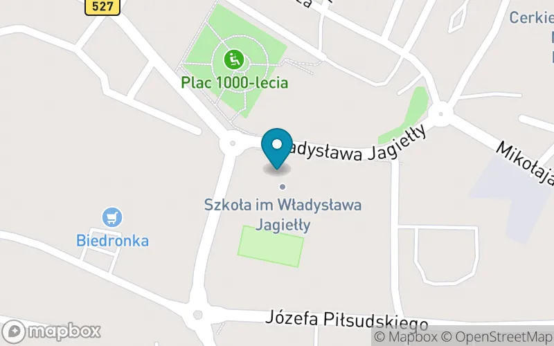 Lokalizacja: Szkoła Podstawowa nr 1 im. Władysława Jagiełły w Pasłęku
