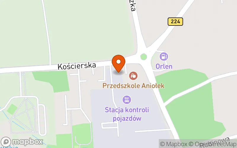Lokalizacja: Niepubliczne Przedszkole i Żłobek Aniołek