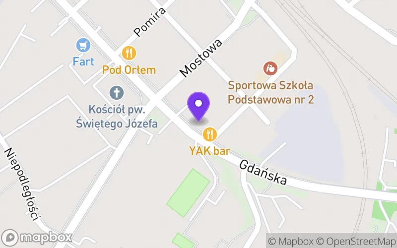 Lokalizacja: Liceum Ogólnokształcące dla Dorosłych "Pascal" w Tczewie