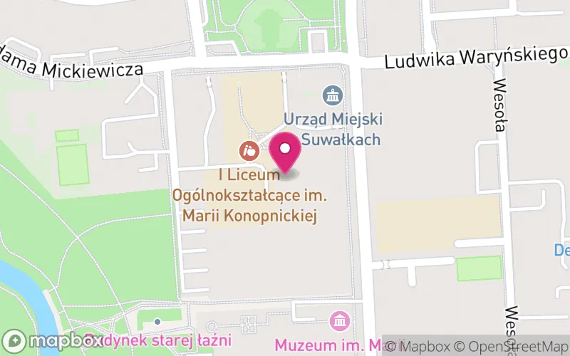 Lokalizacja: Wyższa Szkoła Służby Społecznej im. Ks. Franciszka Blachnickiego w Suwałkach
