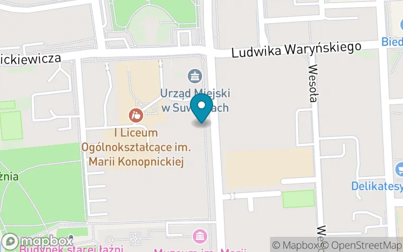 Lokalizacja: Szkoła Podstawowa im. Marii Konopnickiej w Suwałkach