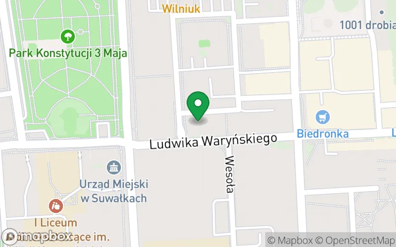 Lokalizacja: Niepubliczne Przedszkole "Głos Dziecka" w Suwałkach
