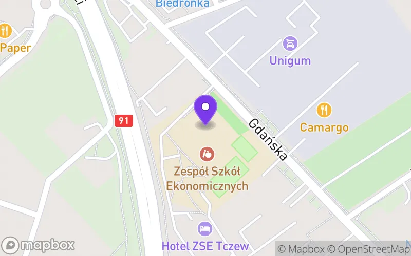 Lokalizacja: Technikum nr 4 w Tczewie