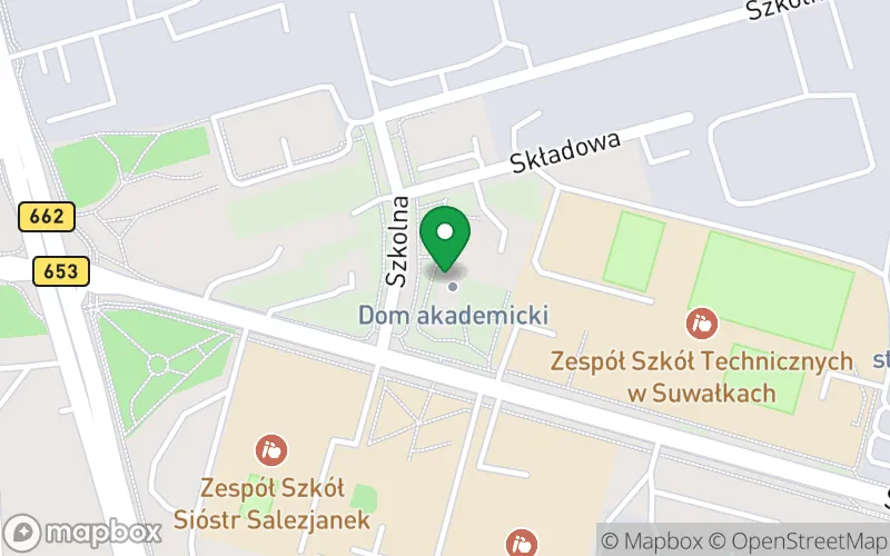 Lokalizacja: Niepubliczne Przedszkole ''Happy Kids' Club'' w Suwałkach