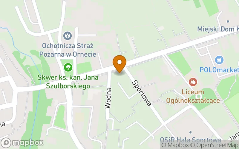 Lokalizacja: Szkoła Policealna nr 1 w Zespole Szkół Zawodowych CKU w Ornecie