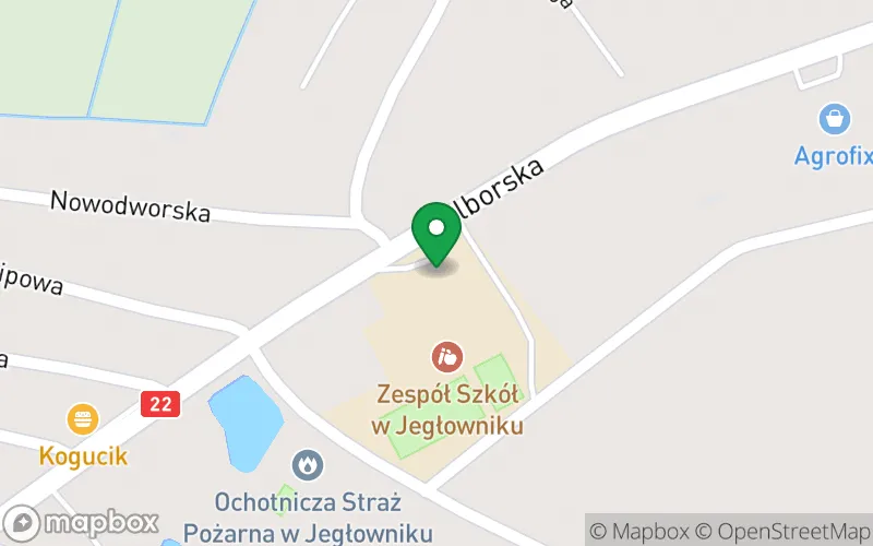 Lokalizacja: Publiczne Przedszkole w Jegłowniku