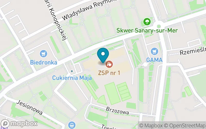 Lokalizacja: Szkoła Podstawowa nr 6 im. Ks. Bernarda Sychty w Kościerzynie
