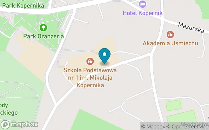 Lokalizacja: Szkoła Podstawowa nr 1 im. Mikołaja Kopernika