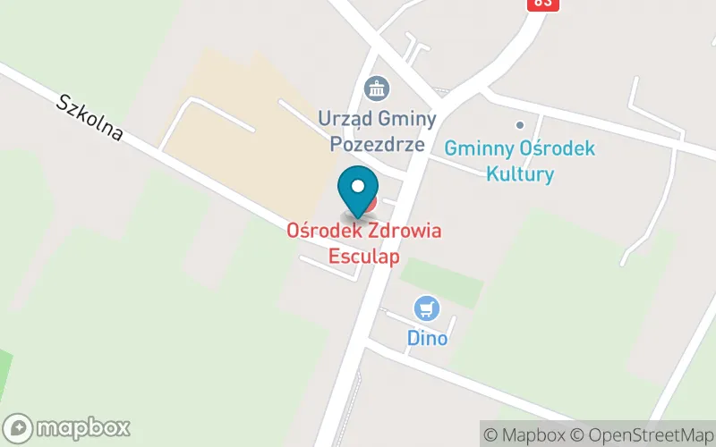Lokalizacja: Szkoła Podstawowa im. Jadwigi Tressenberg w Pozezdrzu
