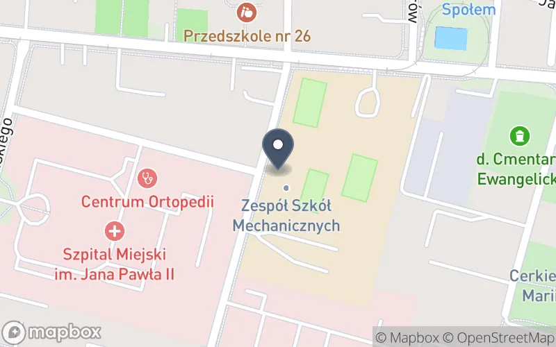 Lokalizacja: Zespół Szkół Mechanicznych w Elblągu
