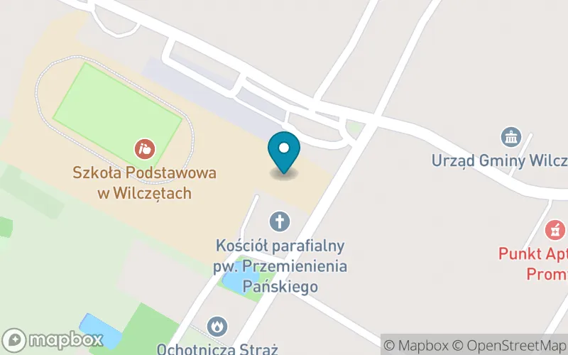 Lokalizacja: Szkoła Podstawowa w Wilczętach