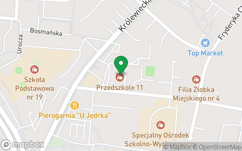 Lokalizacja: Przedszkole nr 11 w Elblągu