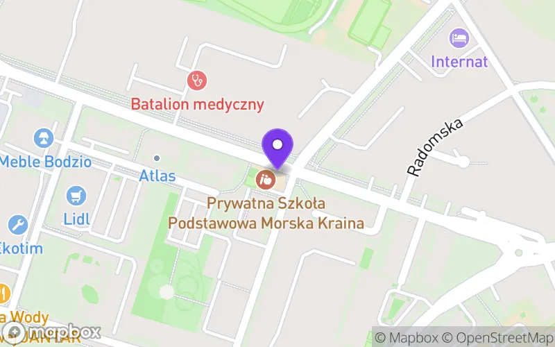 Lokalizacja: Prywatne Liceum Ogólnokształcące "Morska Kraina" w Kołobrzegu