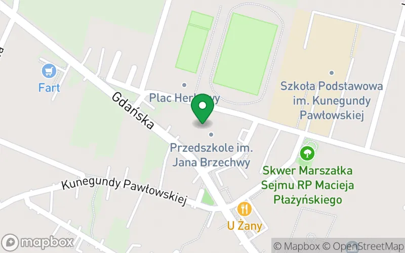 Lokalizacja: Przedszkole im. Jana Brzechwy w Trąbkach Wielkich