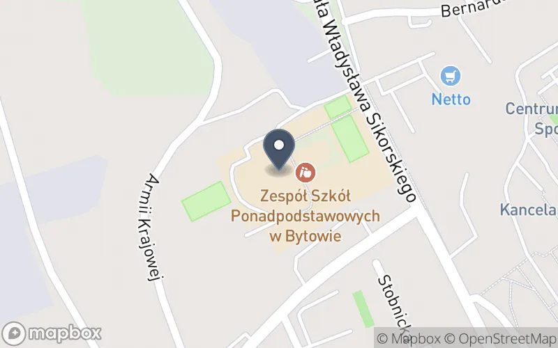 Lokalizacja: Zespół Szkół Ponadpodstawowych w Bytowie
