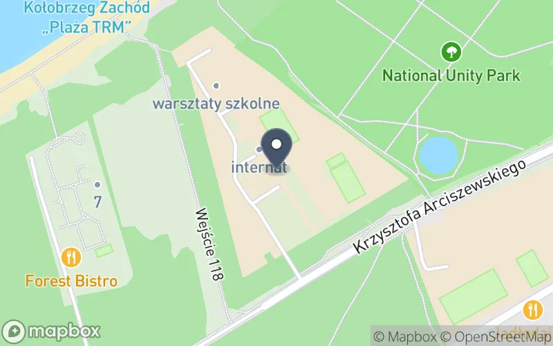 Lokalizacja: Zespół Szkół Morskich im. Polskich Rybaków i Marynarzy w Kołobrzegu