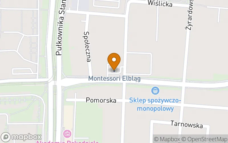 Lokalizacja: Szkoła Policealna Pascal w Elblągu
