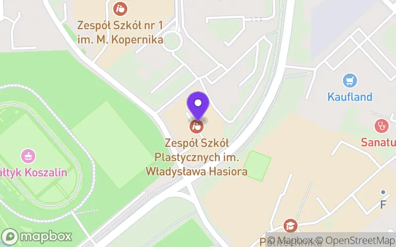Lokalizacja: Państwowe Liceum Sztuk Plastycznych im. Władysława Hasiora w Koszalinie