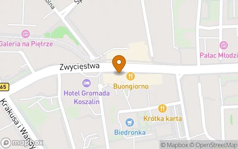 Lokalizacja: Szkoła Policealna Usług Kosmetycznych "Żak" w Koszalinie