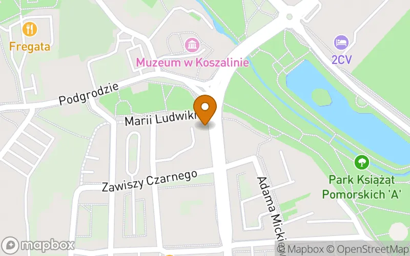 Lokalizacja: Szkoła Policealna "Cosinus Plus" w Koszalinie