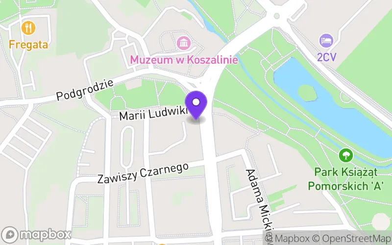 Lokalizacja: Zaoczne Liceum Ogólnokształcące dla Dorosłych "Cosinus Plus" w Koszalinie