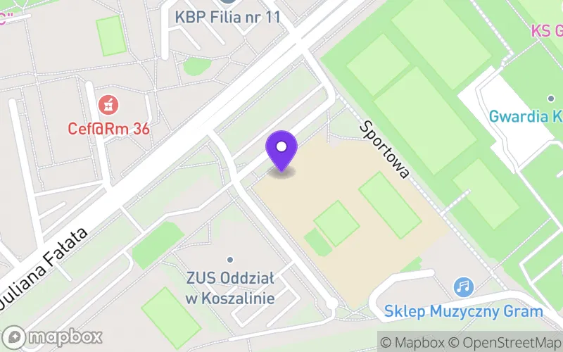 Lokalizacja: Szkoła Muzyczna II St. w Koszalinie