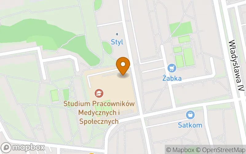 Lokalizacja: Szkoła Policealna Studium Pracowników Medycznych i Społecznych