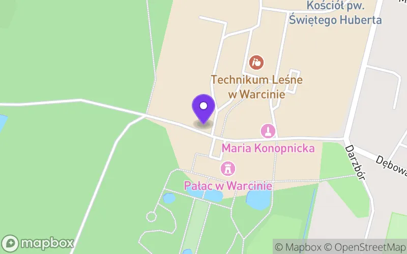 Lokalizacja: Technikum Leśne w Warcinie im. Prof. Stanisława Sokołowskiego