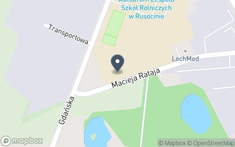 Lokalizacja: Zespół Szkół Technicznych Centrum Kształcenia Zawodowego im. Macieja Rataja w Rusocinie