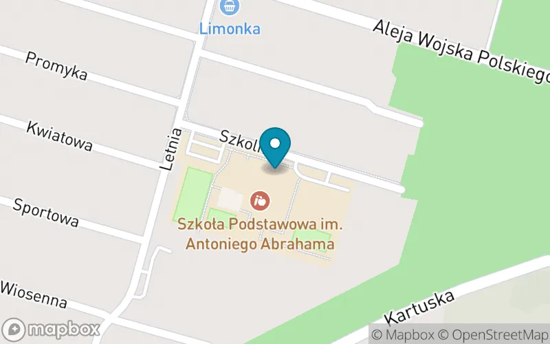 Lokalizacja: Szkoła Podstawowa im. Antoniego Abrahama w Sulęczynie