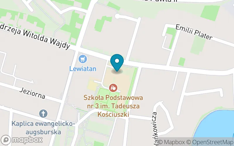 Lokalizacja: Szkoła Podstawowa nr 3 im. Tadeusza Kościuszki w Bartoszycach