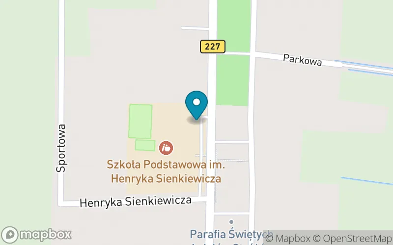 Lokalizacja: Szkoła Podstawowa im. Henryka Sienkiewicza w Cedrach Wielkich