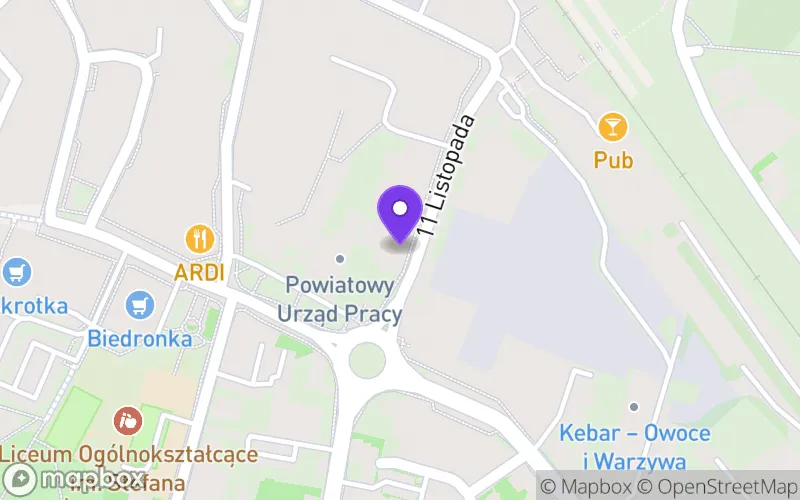 Lokalizacja: Branżowa Szkoła II Stopnia w Bartoszycach