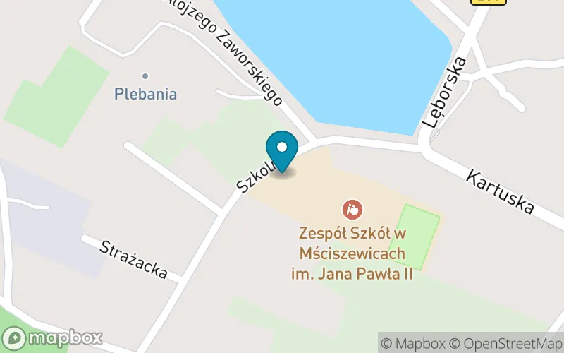 Lokalizacja: Szkoła Podstawowa im. Jana Pawła II w Mściszewicach