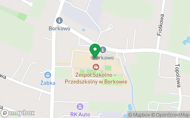 Lokalizacja: Zespół Szkolno-Przedszkolny w Borkowie - Publiczne Przedszkole w Borkowie