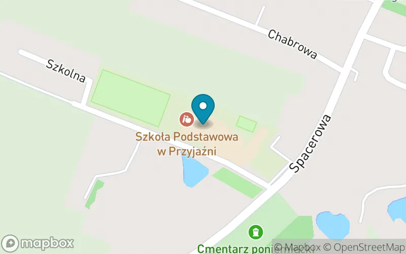 Lokalizacja: Szkoła Podstawowa im. Jana Pawła II w Przyjaźni