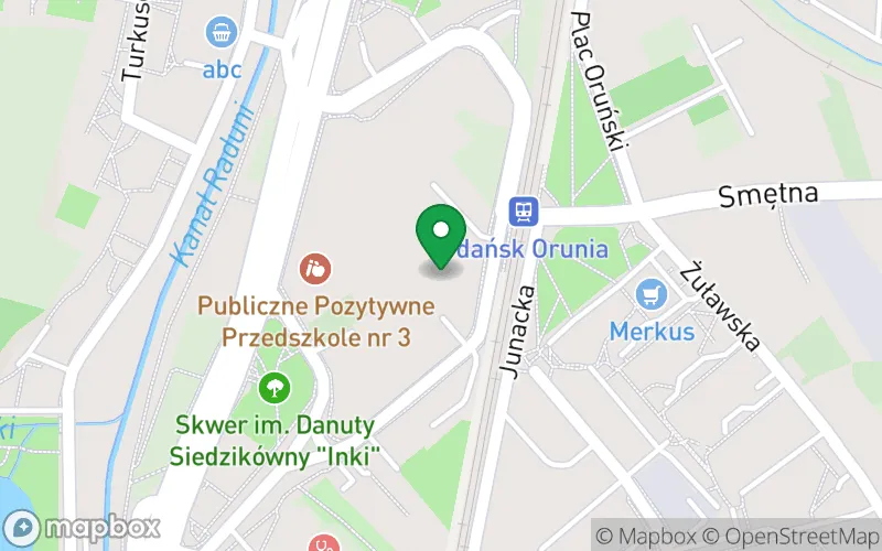 Lokalizacja: Publiczne Przedszkole Domek Sąsiedzki w Gdańsku