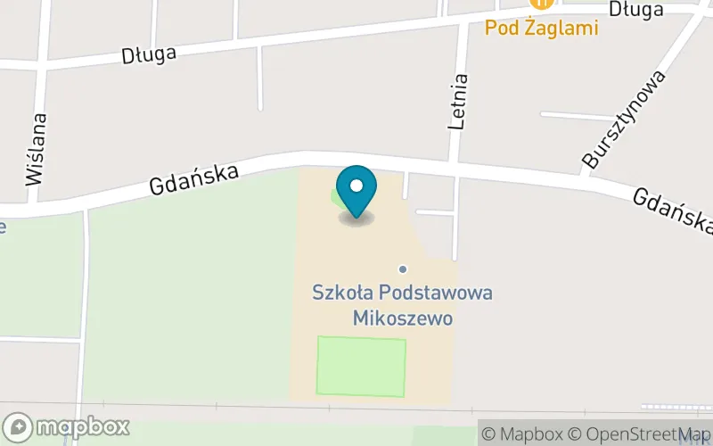 Lokalizacja: Szkoła Podstawowa im. na Bursztynowym Szlaku w Mikoszewie