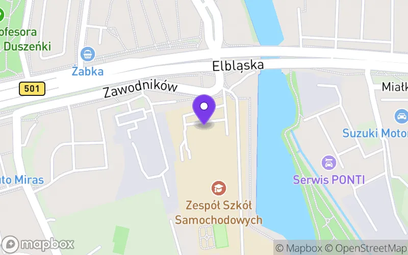Lokalizacja: Zespół Szkół Samochodowych im. Brygady Pancernej IM Bohaterów Westerplatte Technikum nr 12 w Gdańsku
