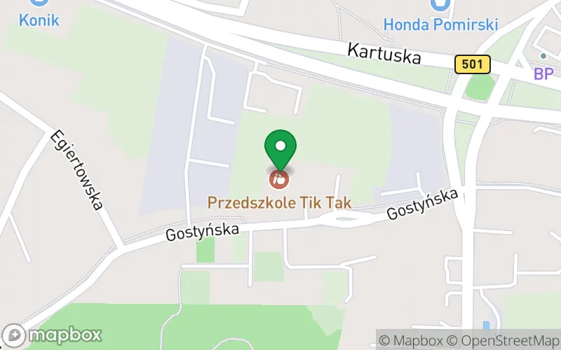 Lokalizacja: Publiczne Przedszkole Tik-Tak w Gdańsku
