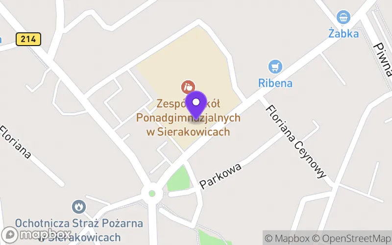 Lokalizacja: Technikum w Sierakowicach