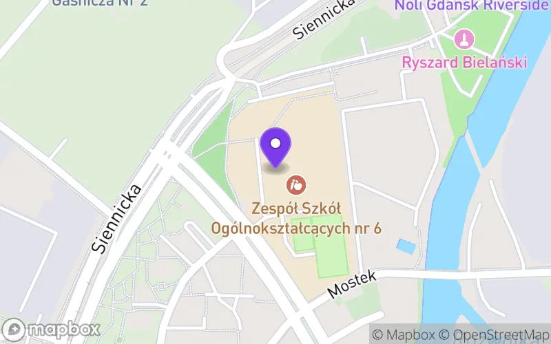 Lokalizacja: Zespół Szkół Ogólnokształcących nr 6 - VI Liceum Ogólnokształcące w Gdańsku