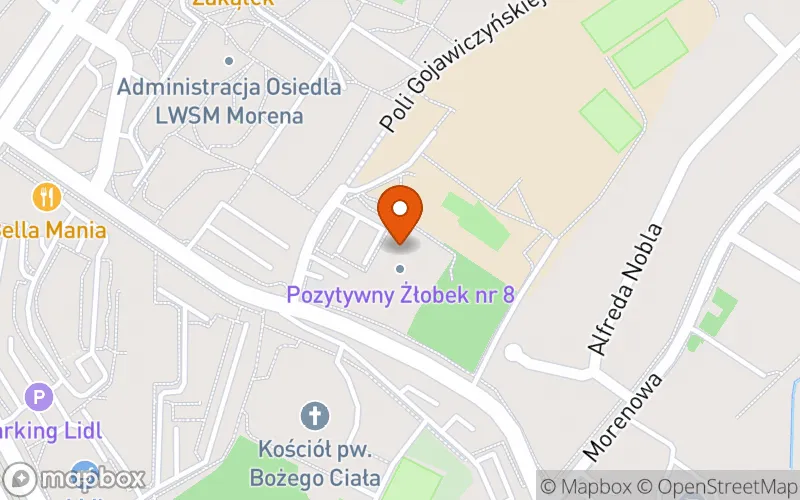 Lokalizacja: Pozytywny żłobek nr 8 w Gdańsku