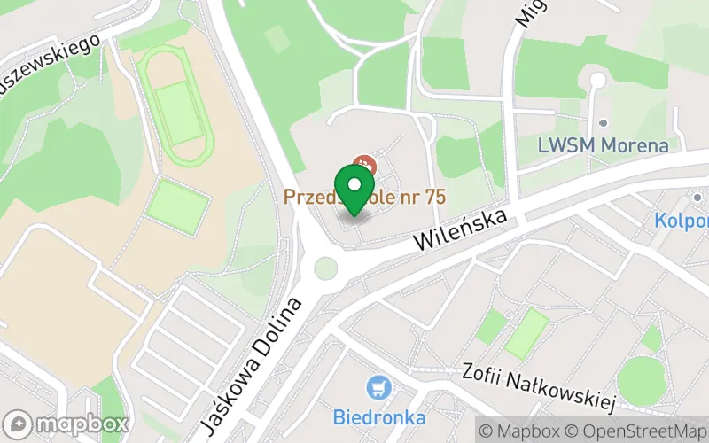 Lokalizacja: Przedszkole nr 75 "Pod Tęczą" w Gdańsku
